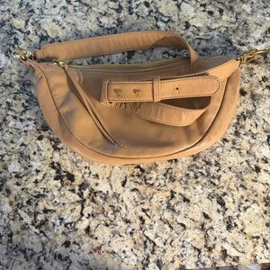 HOBO Tan Leather Shoulder Bag